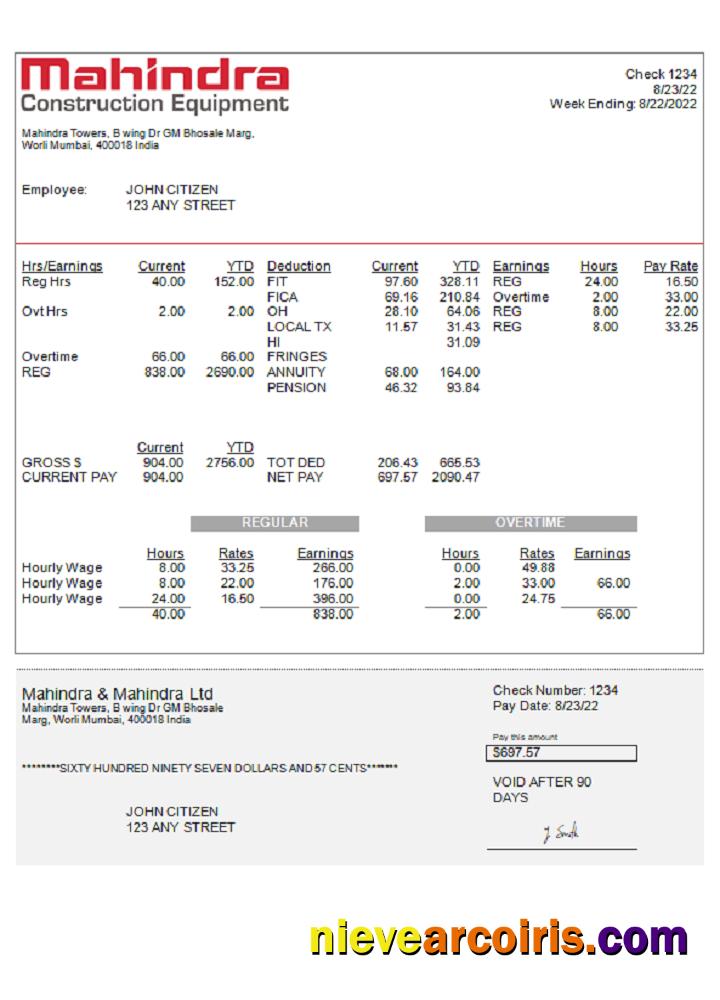 India Mahindra & Mahindra Ltd Automotive Industry Compan Sample