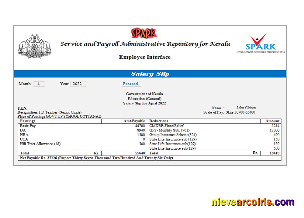 India Service And Payroll Administrative Repository For Kerala Payroll Company Template