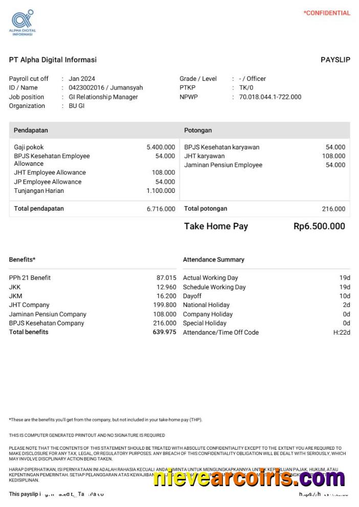 Realistic PT Alpha Digital Informasi Payslip Template In Word And PDF Formats.pdf, 1