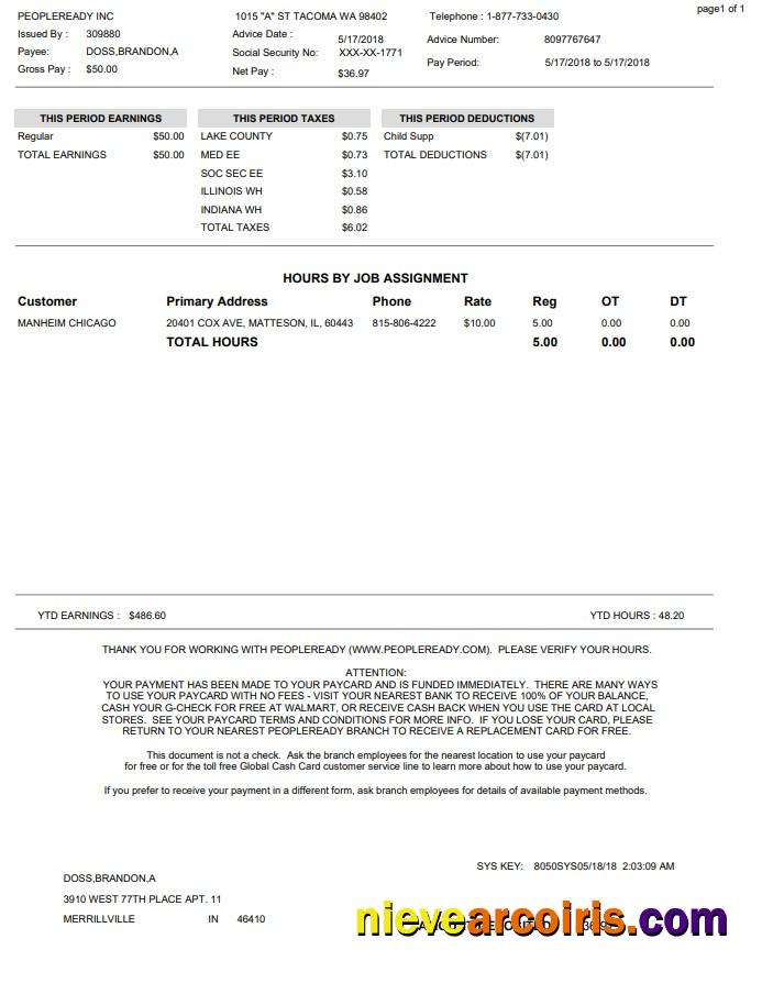 Peopleready Paystub Photolook