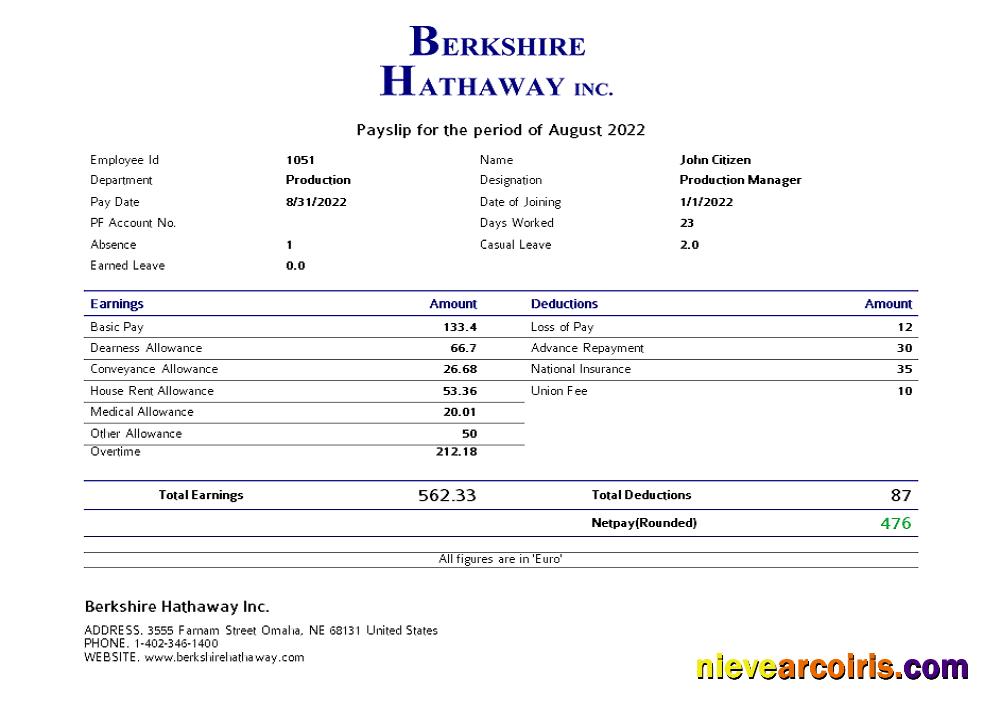 USA Berkshire Hathaway Conglomerate Company Preview