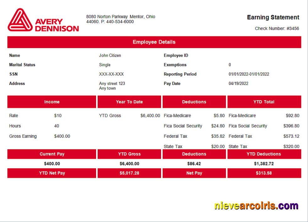 Premium USA Packaging Company Employee Sheet Template In Word And PDF Format, Version 2
