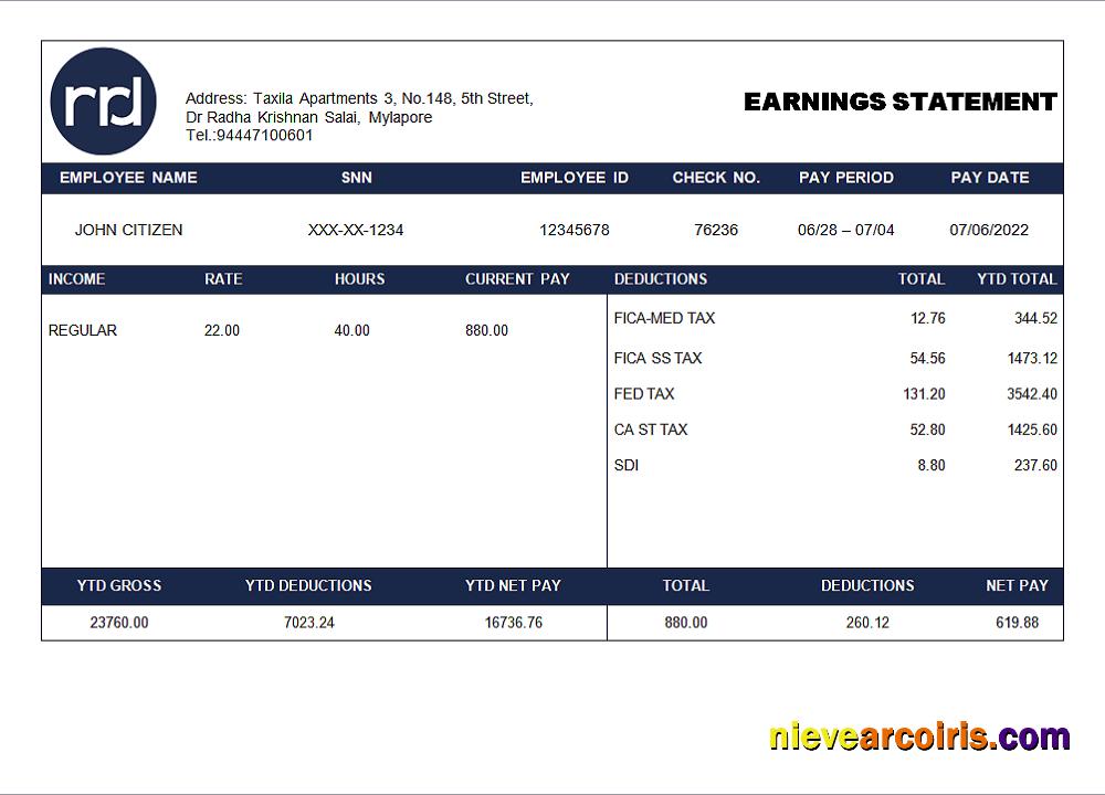 USA Printing Company Employee Sheet Photolook