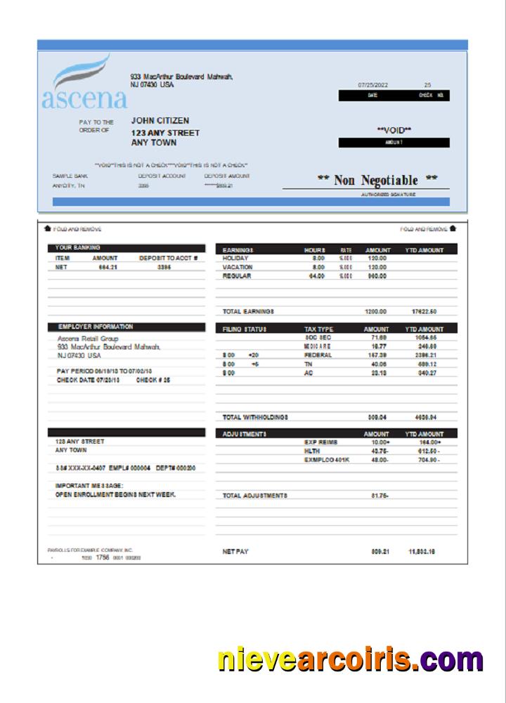 Editable USA Retail Company Employee Sheet Template