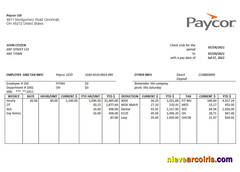 USA Software Technologies Company Employee Sheet Template
