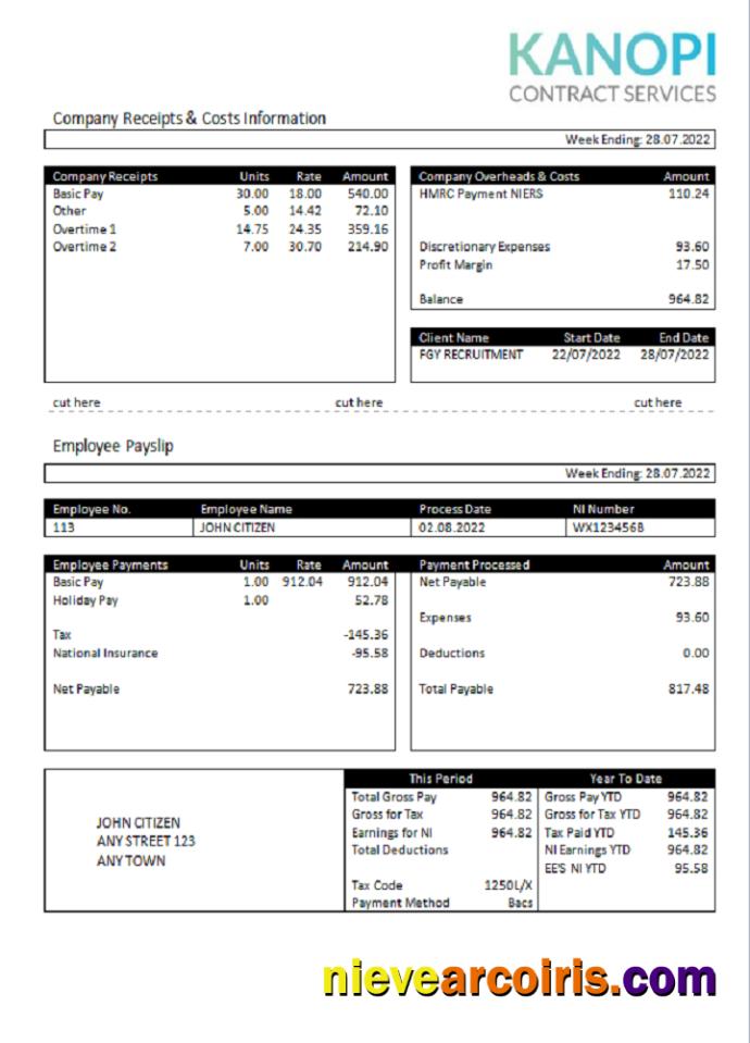 United Kingdom Kanopi Contract Services Payroll Company Photolook