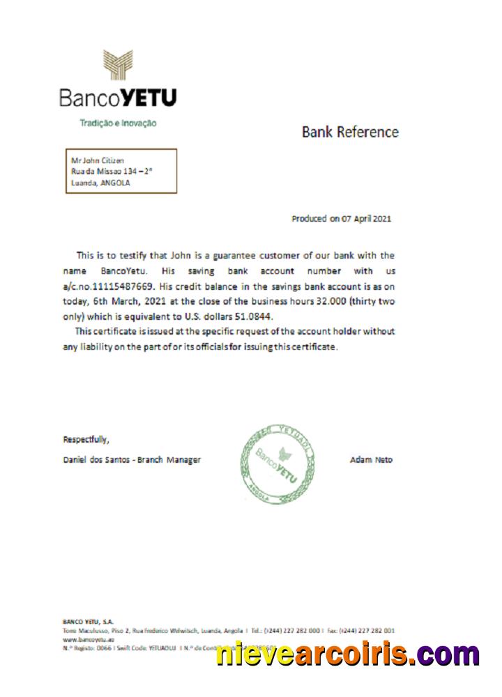 Angola Bancoyetu Reference Template