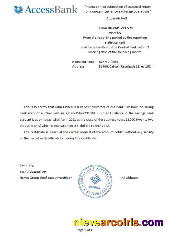Azerbaijan Access Reference Preview