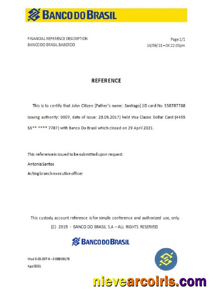 Brazil Banco Do Brasil Closure Reference Preview