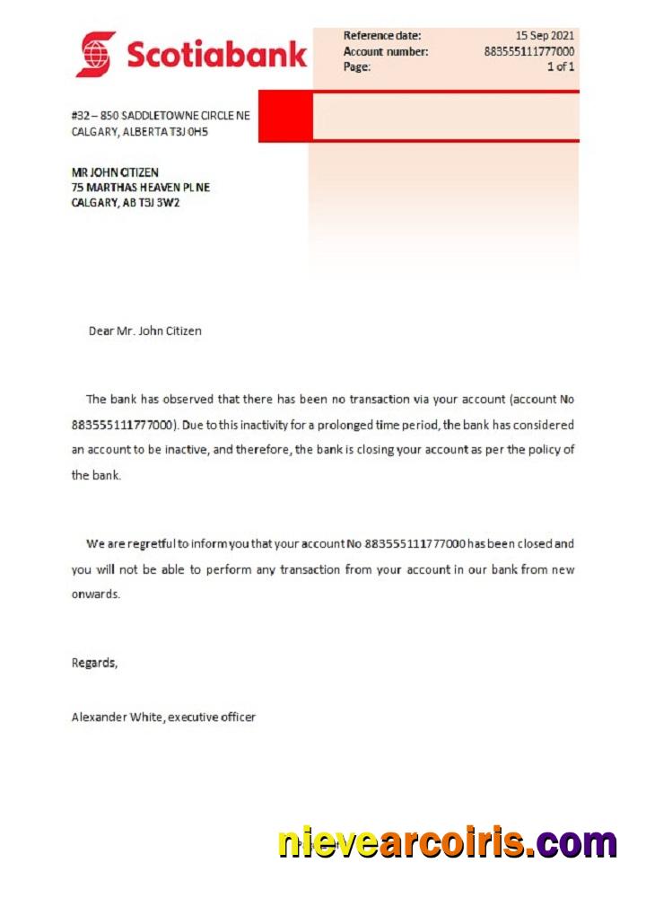 Canada Scotiabank Closure Reference Photolook