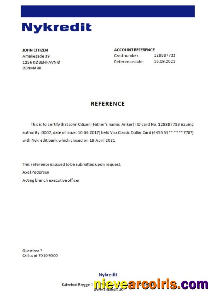 Denmark Nykredit Closure Reference Preview