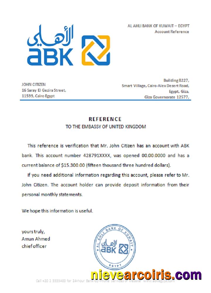 Egypt Al Ahli Bank Of Kuwait Reference Preview