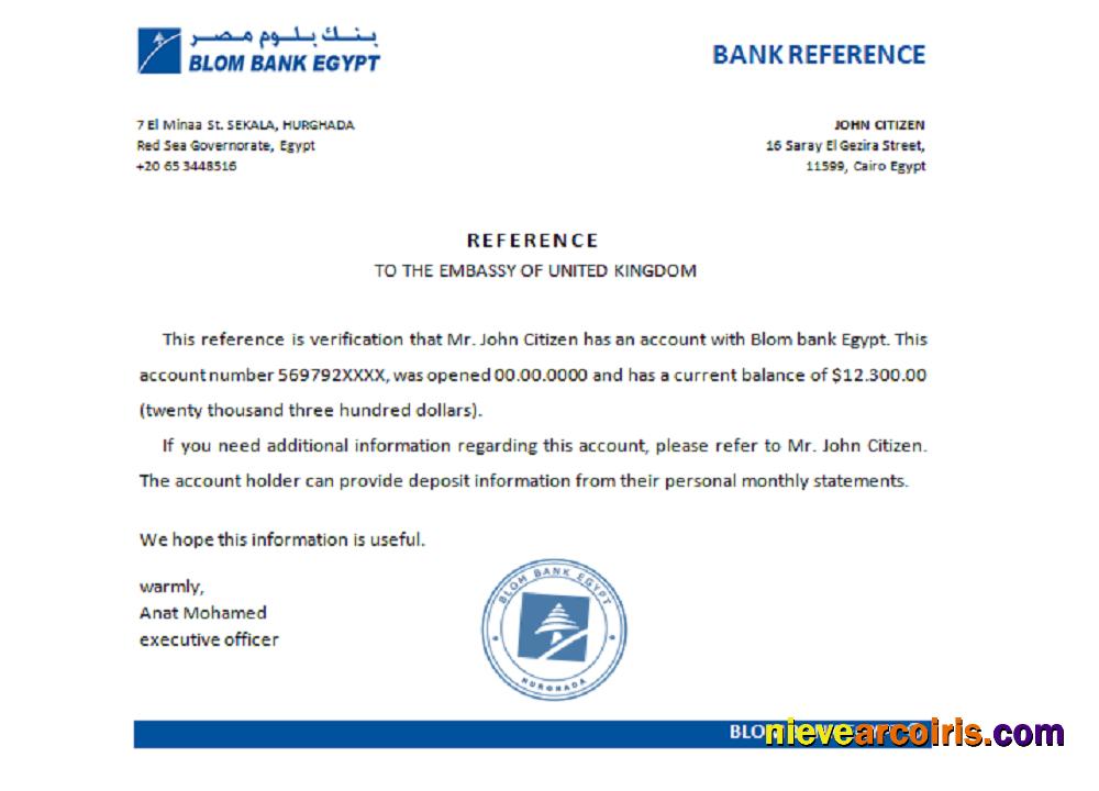 Egypt Blom Bank Reference Photolook