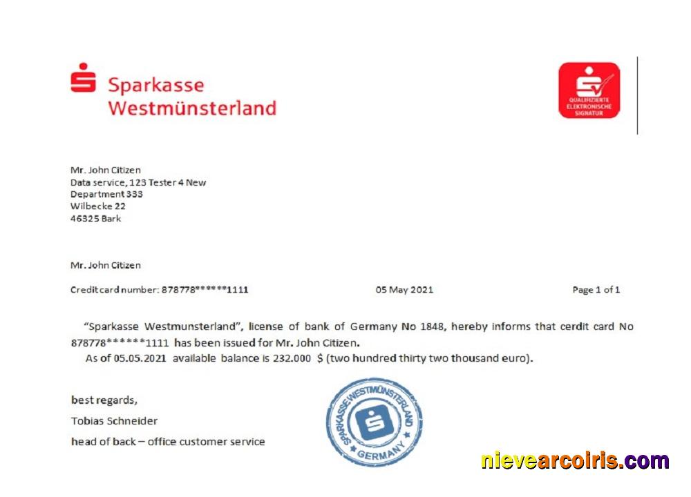 Germany Sparkasse Reference Preview