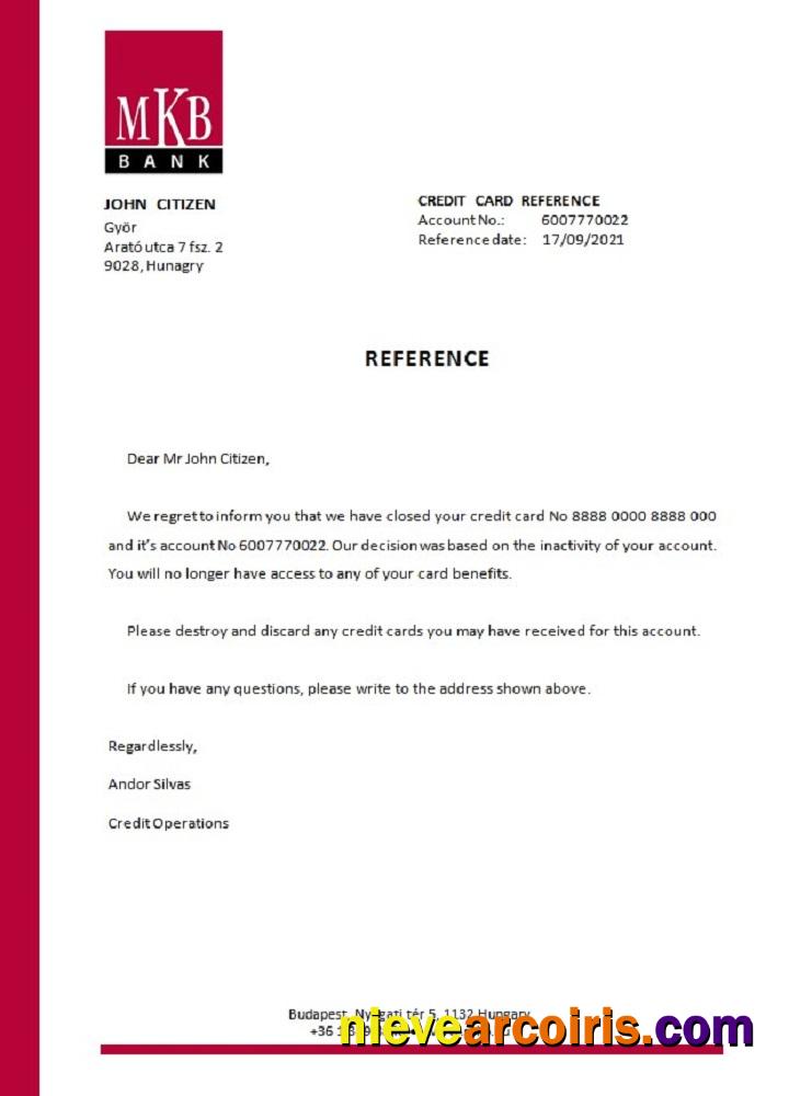 Hungary MKB Bank Closure Reference Photolook