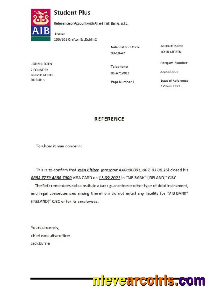 Ireland AIB Closure Reference Preview