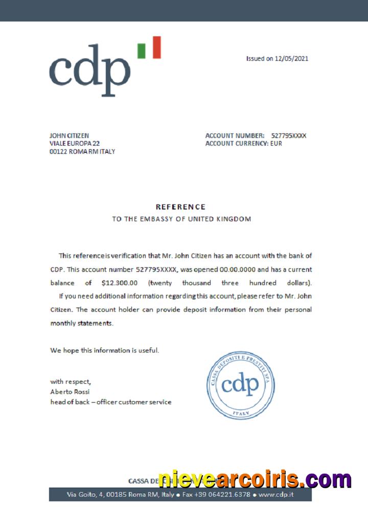 Italy CDP Reference Photolook