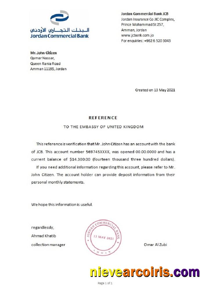 Jordan JCB Reference Template