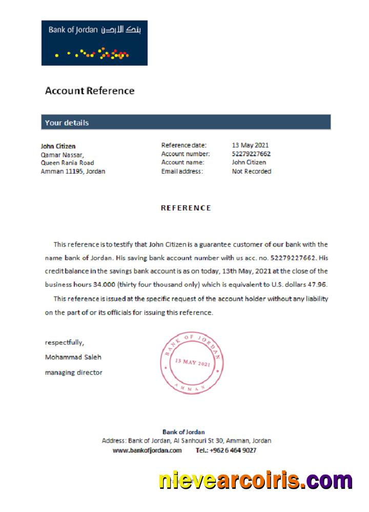 Jordan Bank Of Jordan Reference Photolook