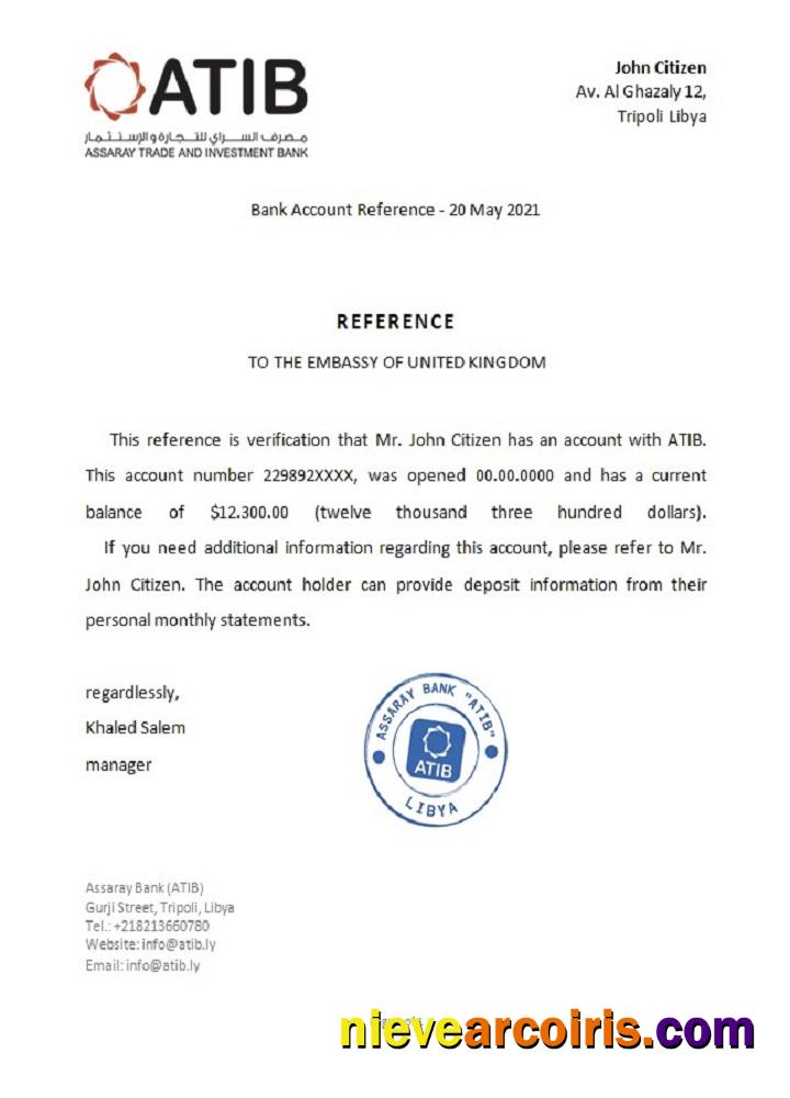 Libya Assaray Bank Reference Photolook