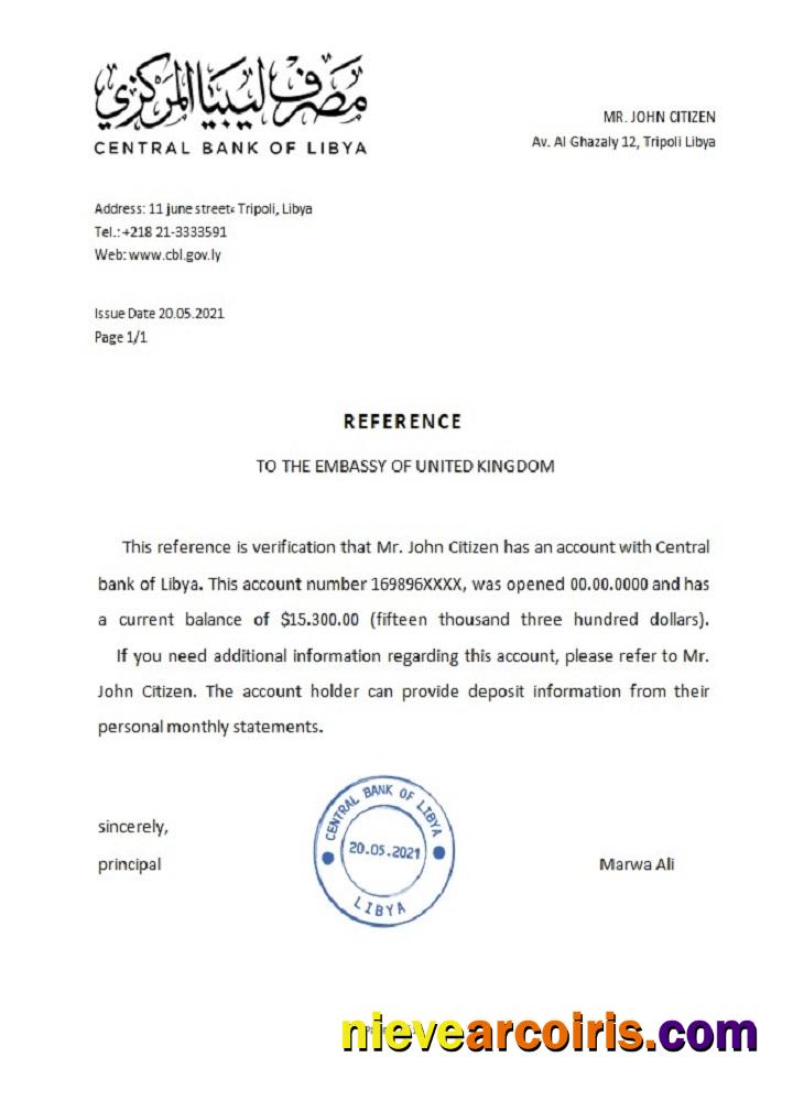 Libya Central Bank Reference Preview