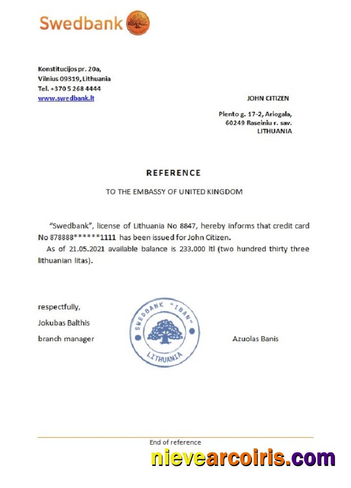Lithuania Swedbank Reference Preview