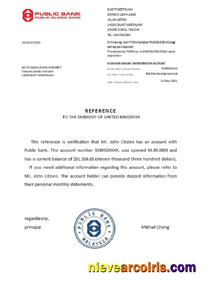 Malaysia Public Bank Reference Preview