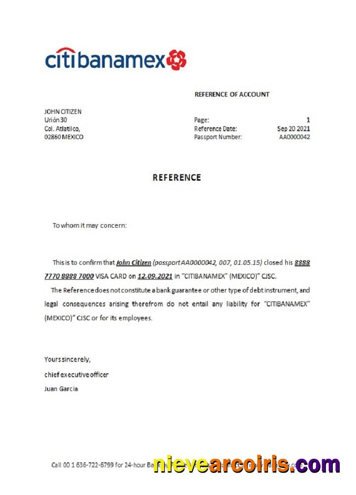 Mexico Citibanamex Bank Closure Reference Photolook