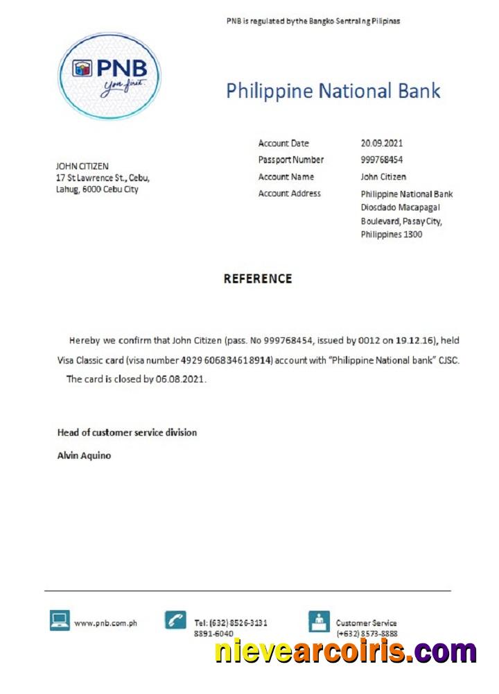Philippines PNB Closure Reference Preview