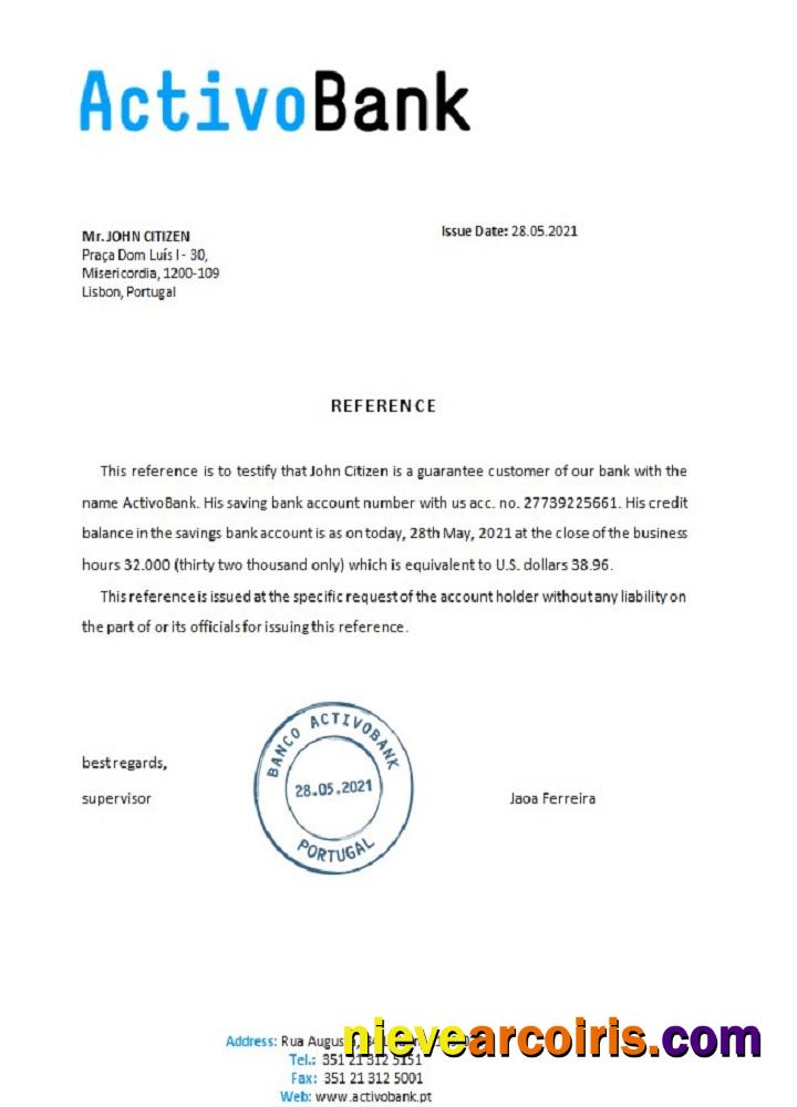 Portugal Activobank Reference Preview