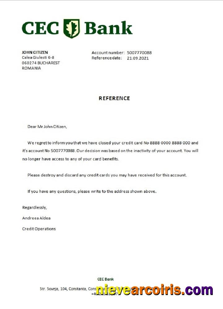 Romania CEC Bank Closure Reference Photolook