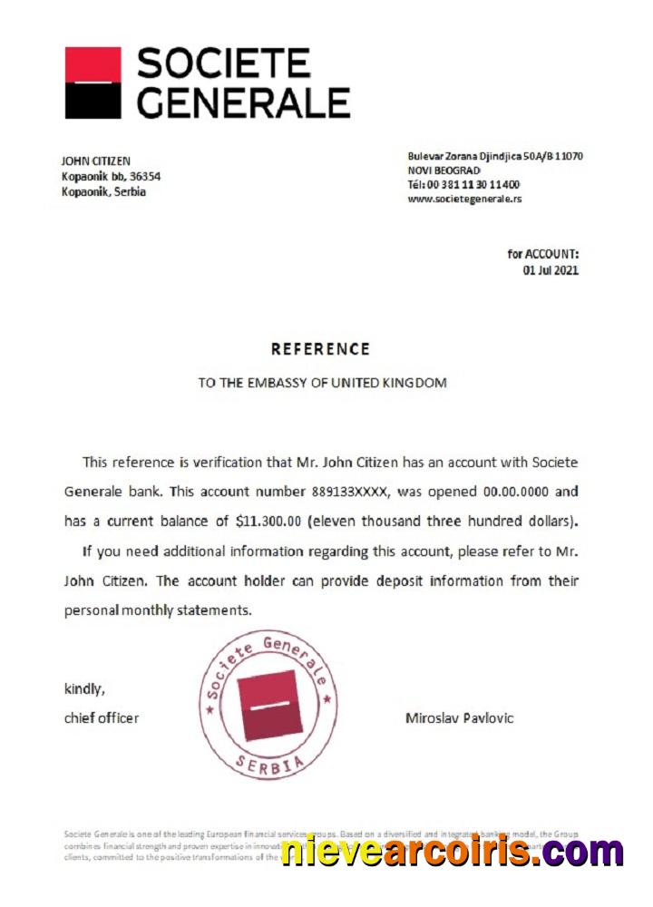 Serbia Societe Generale Reference Preview