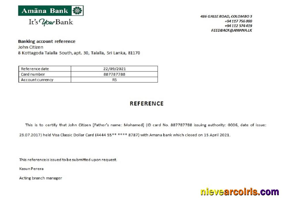 Sri Lanka Amana Bank Closure Reference Preview