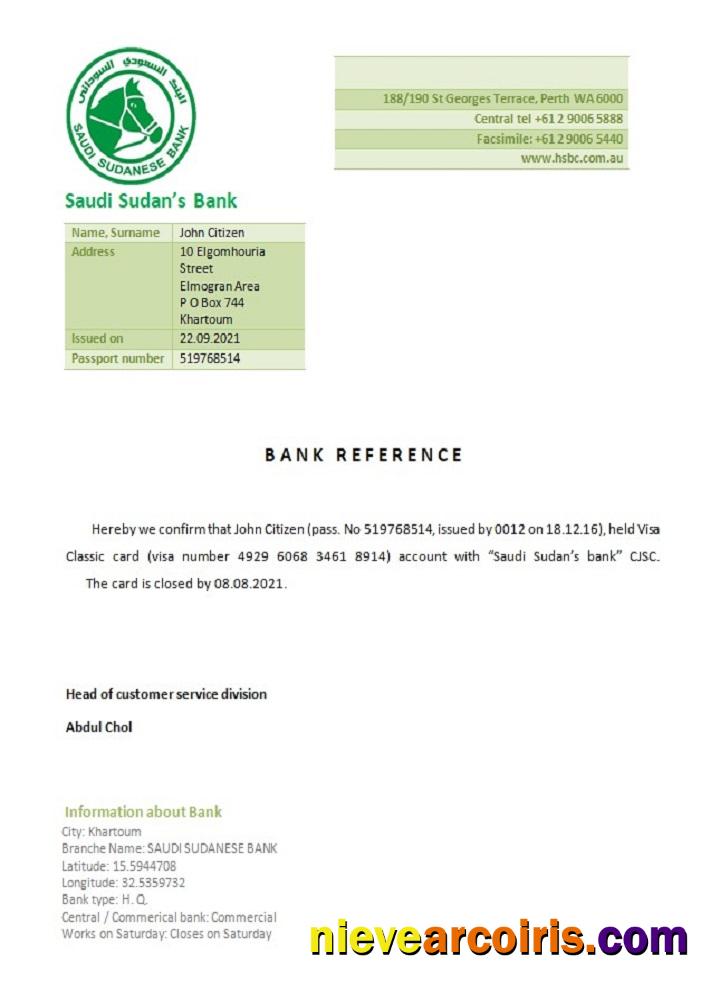 Sudan Saudi Sudan's Bank Closure Reference Preview