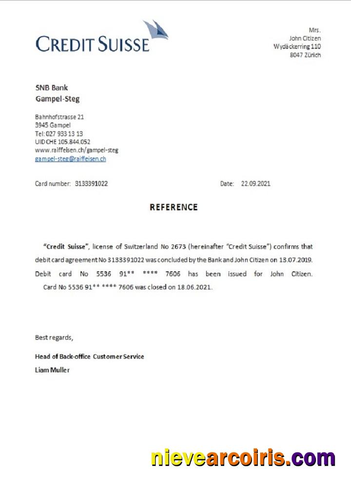 Switzerland Credit Suisse Closure Reference Preview