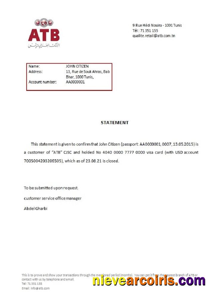 Tunisia ATB Closure Reference Photolook