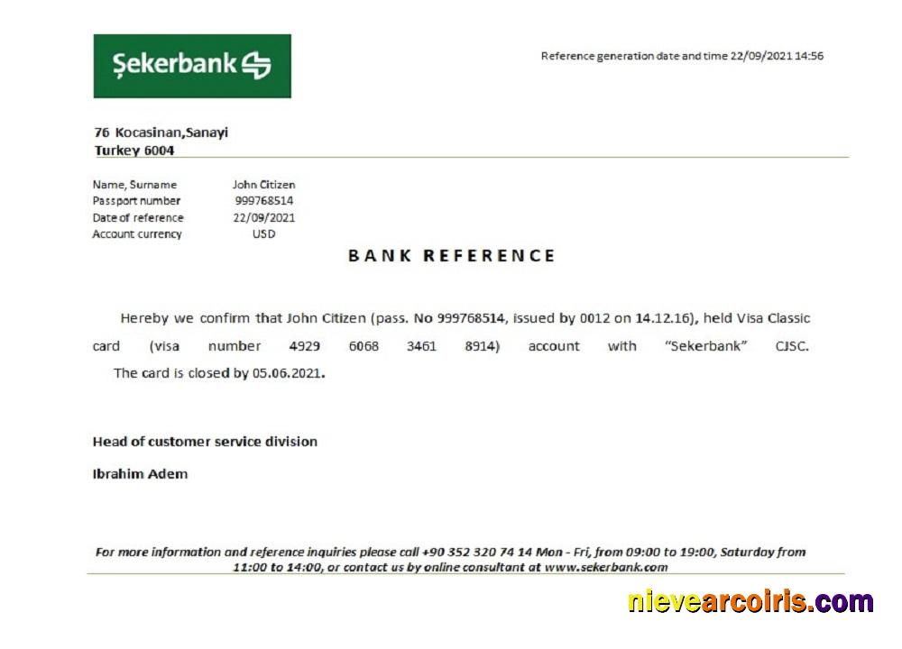 Turkey Sekerbank Closure Reference Preview