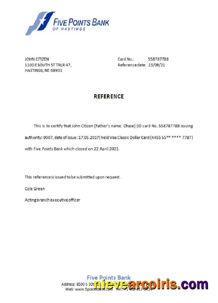 USA Five Points Bank Closure Reference Preview