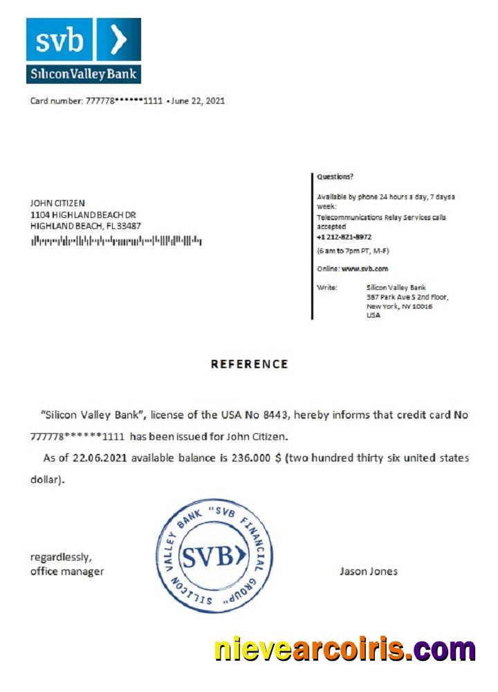 USA Silicon Valley Bank Reference Photolook