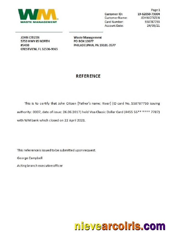 USA WM Closure Reference Template