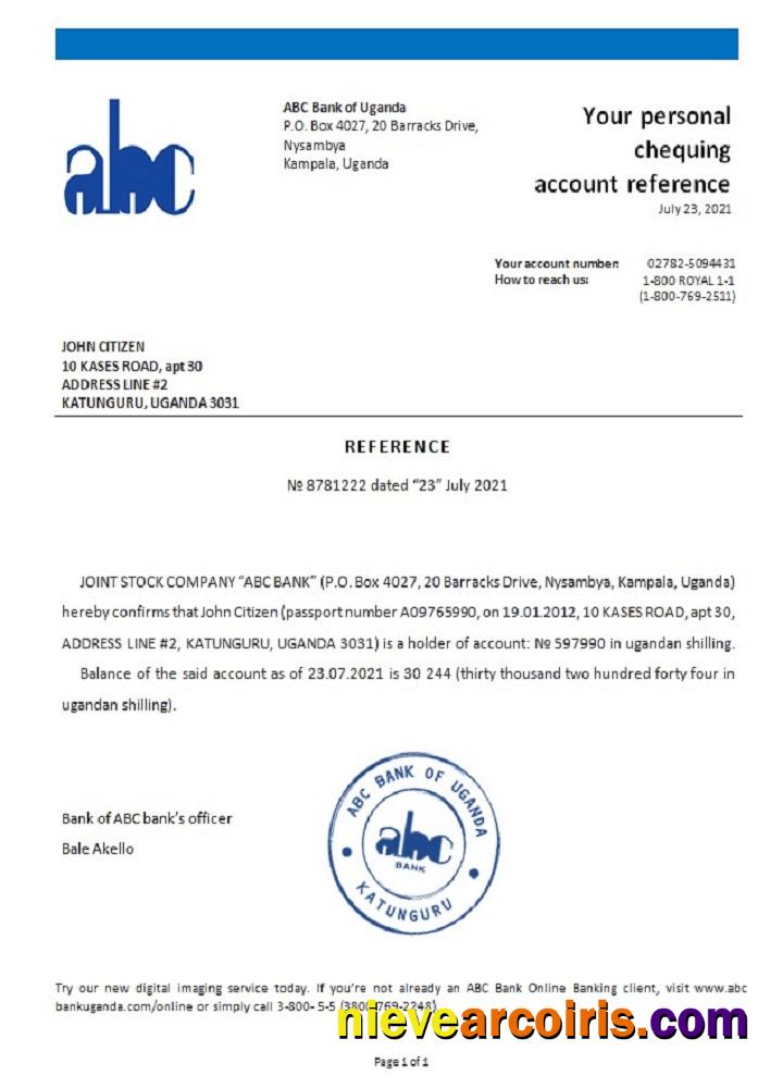 Uganda ABC Reference Photolook