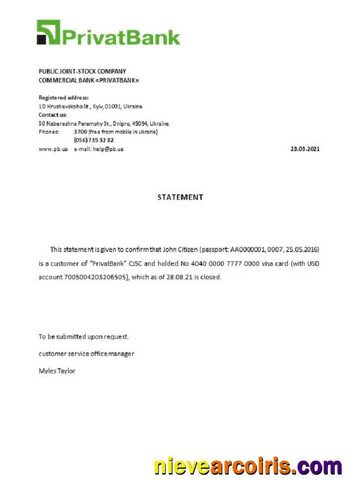 Ukraine Privatbank Closure Reference Photolook