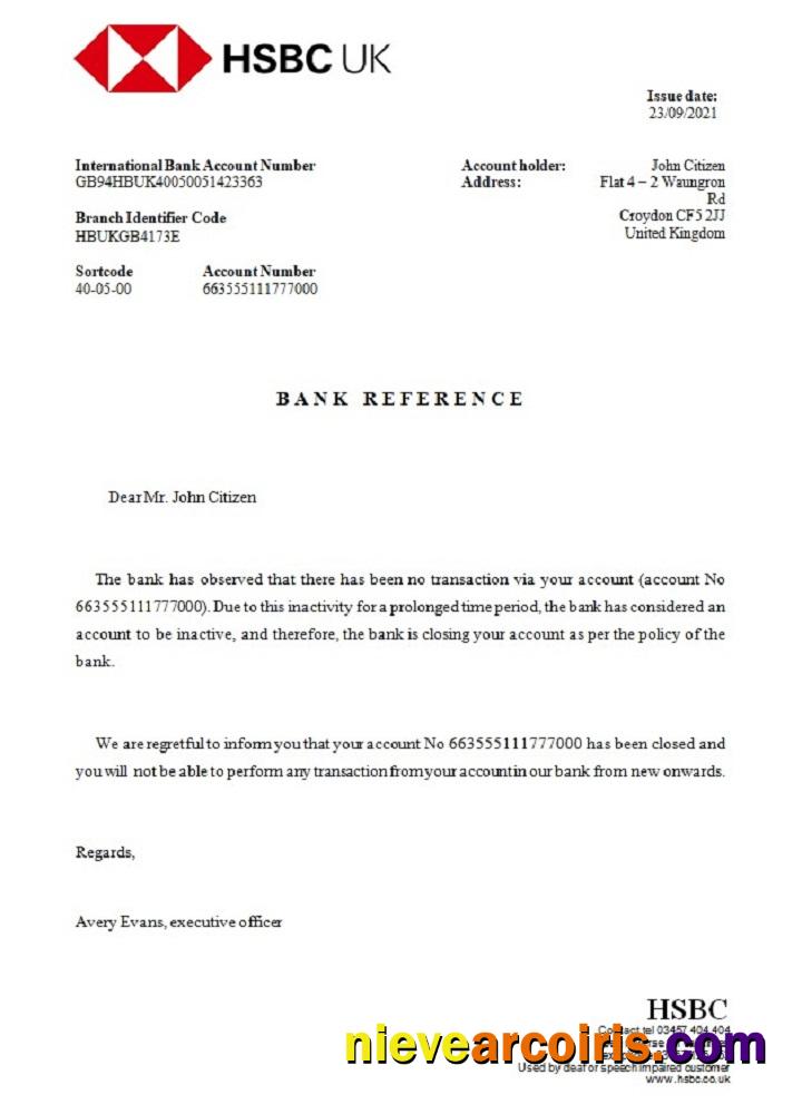 United Kingdom HSBC Closure Reference2 Photolook