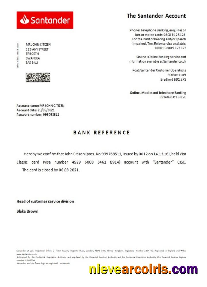 United Kingdom Santander Closure Reference Preview