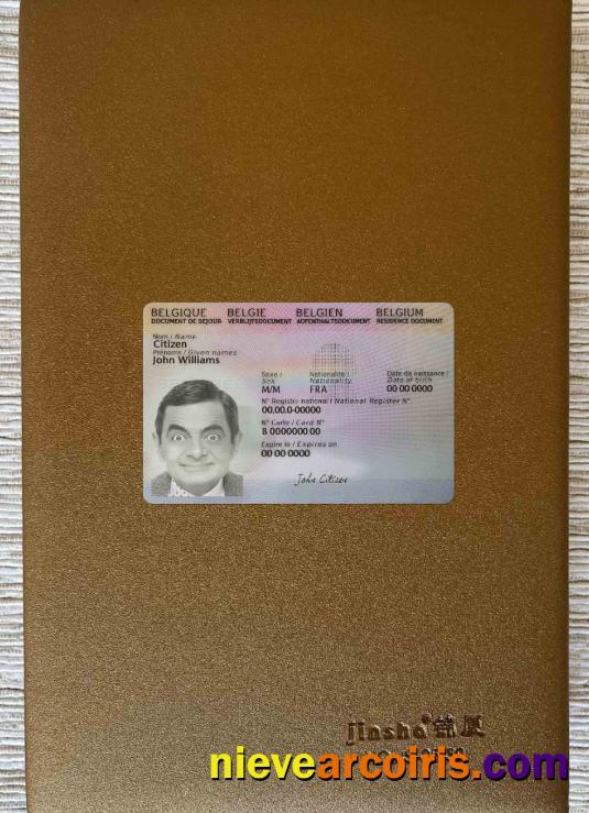 Belgium Residence Card, 2021 Present Photolook FRONT Preview