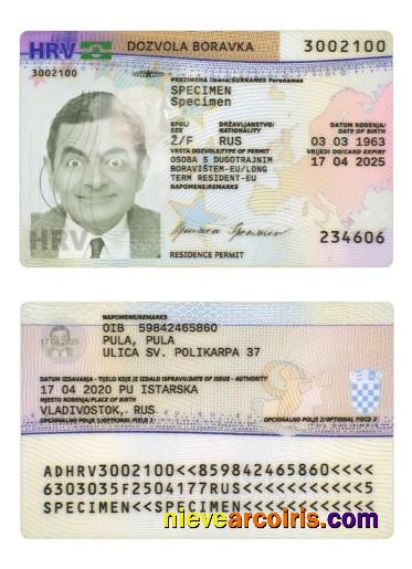 Croatia Residence Permit Photolook