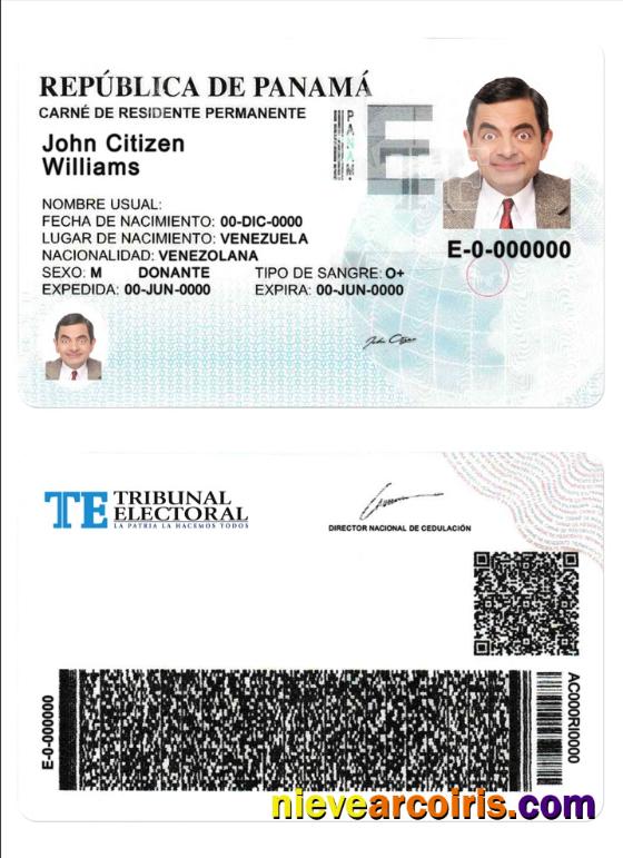 PANAMA Resident Permit Photolook