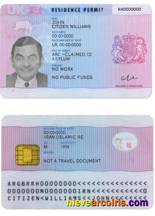 United Kingdom Residence Permit Version 2 Preview