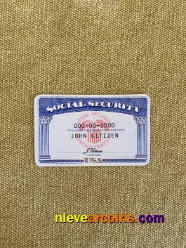 USA SSN Photolook Beige Textile Background FRONT Preview