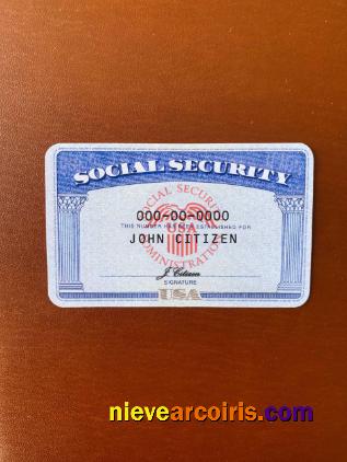 USA SSN Photolook Brown Background FRONT Sample